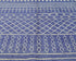 9x12 Moroccan Blue Hand Woven Wool Area Rug